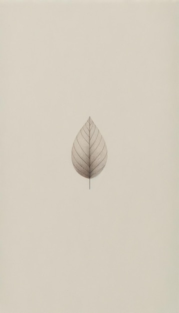 Minimal Nature Poster Elegant Botanical Wall Art