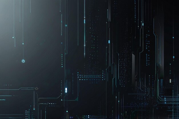 minimalist ai background with clean lines and soft technological elements