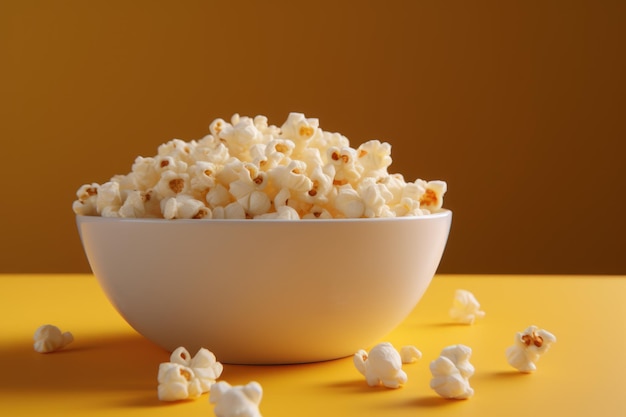 Minimalista popcorn AI generato