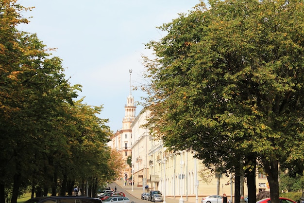 Minsk Bielorussia Comunista Street