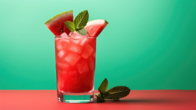 Minta di frutta cocktail bevanda melone d'acqua