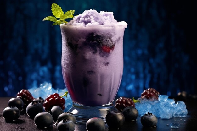 Minty Blueberry Cooler Bevanda fresca e nutriente