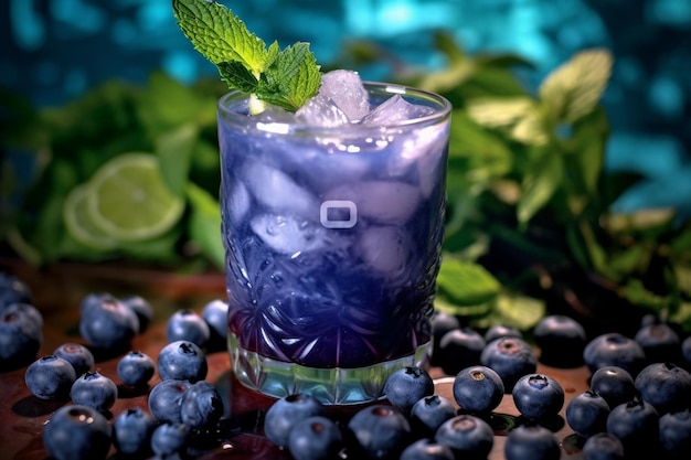 Minty Blueberry Dream, una bevanda fresca e nutriente