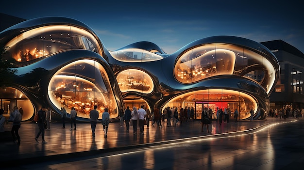 Mirage Mall Design esterno innovativo che dà forma a un affascinante paradiso dello shopping