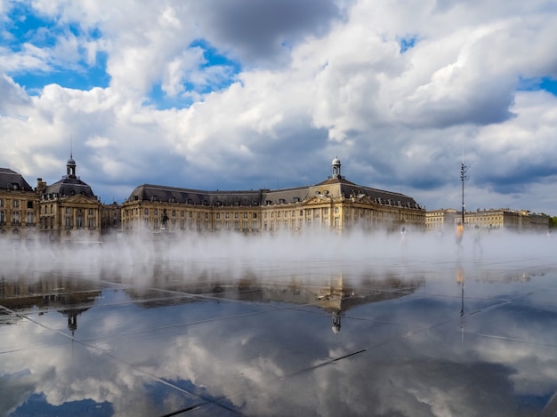 Miroir d'Eau a Place de la Bourse a Bordeaux