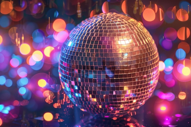 Mirror Ball Disco Lights Club Dance Party Glitter Sfondi