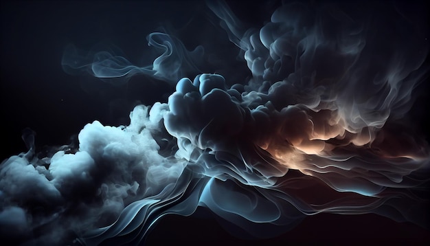Mist texture Fumo di colore Vernice acqua mix fumo sfondo astratto