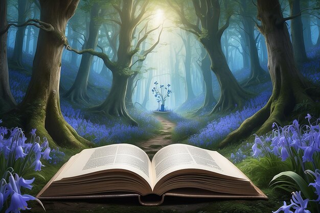 Mistica foresta di Bluebell Incantevole storia fantasy copertina