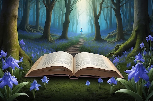 Mistica foresta di Bluebell Incantevole storia fantasy copertina