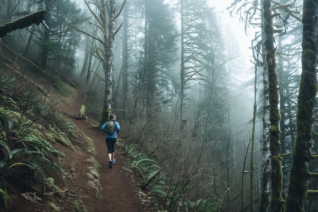 Misty Forest Trail Run (cammino della foresta nebbiosa)