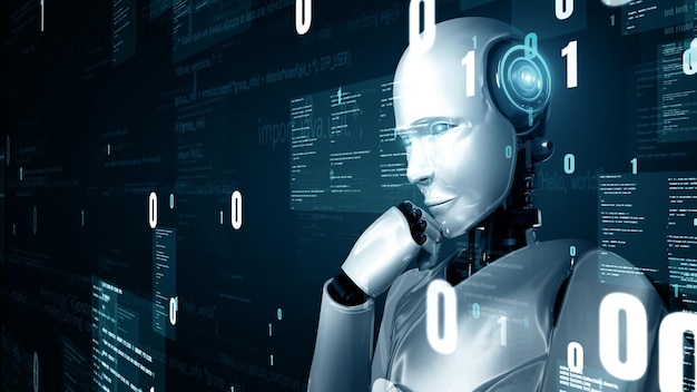 MLB robot futuristico intelligenza artificiale umanoide ai programmazione codifica