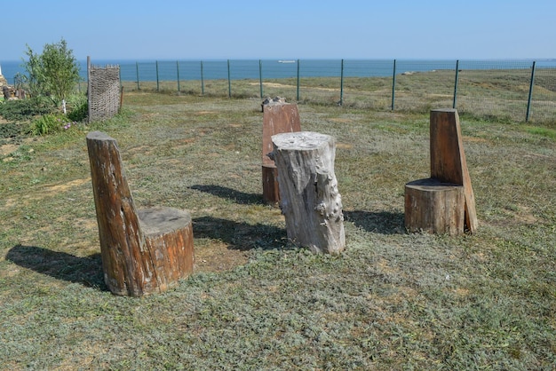 Mobili in legno per la strada