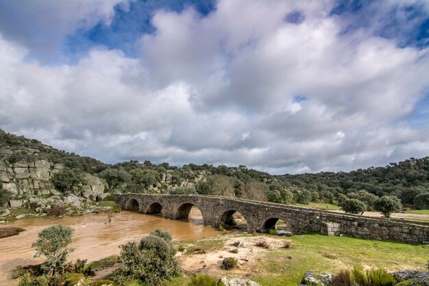 Mocho Bridge nella città di Ledesma in provincia di Salamanca