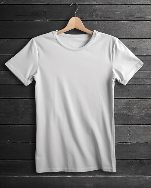 Mock Up Plain TShirt Fronte Isolato