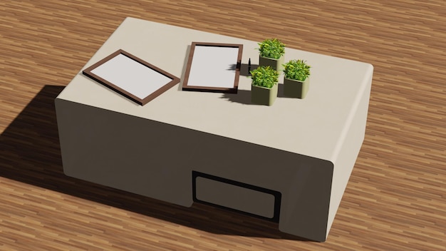 Mockup 3d per uso gratuito