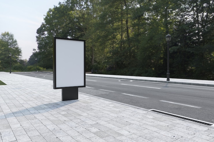 Foto mockup del cartellone mufi