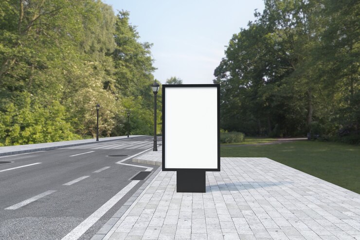 Foto mockup del cartellone mufi
