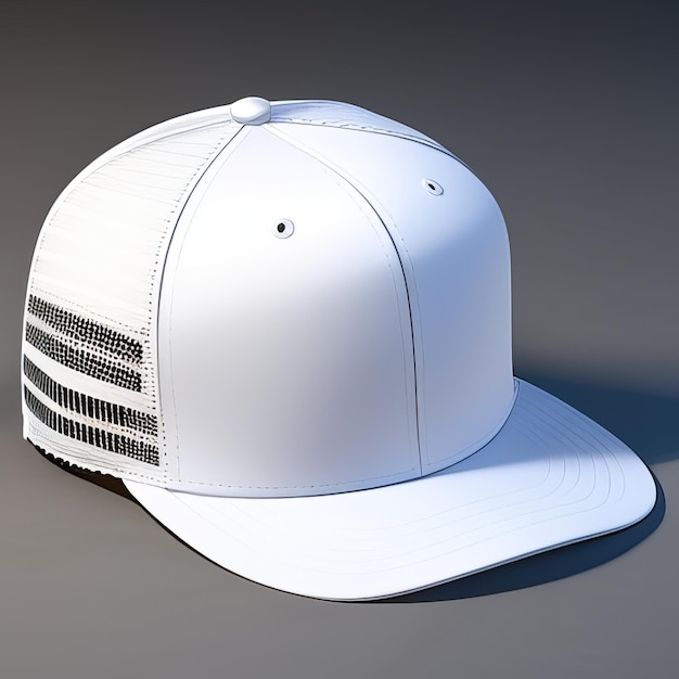 mockup del design del cappello bianco