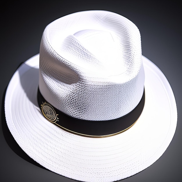mockup del design del cappello bianco