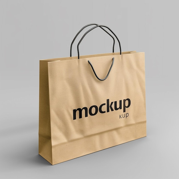 Mockup del sacchetto di carta