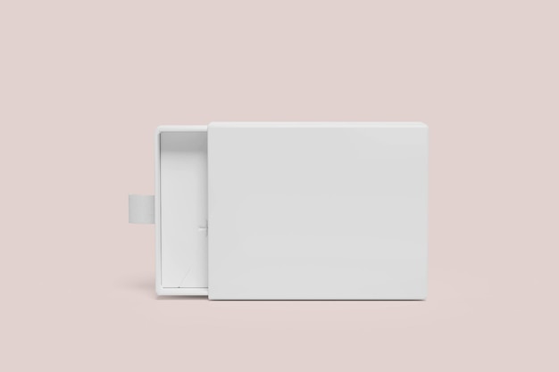 Mockup della scatola regalo delle diapositive