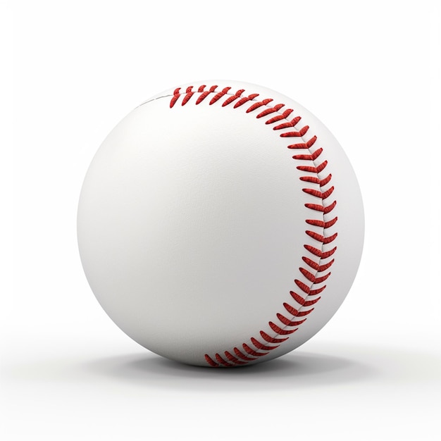 Mockup di baseball isolato su bianco