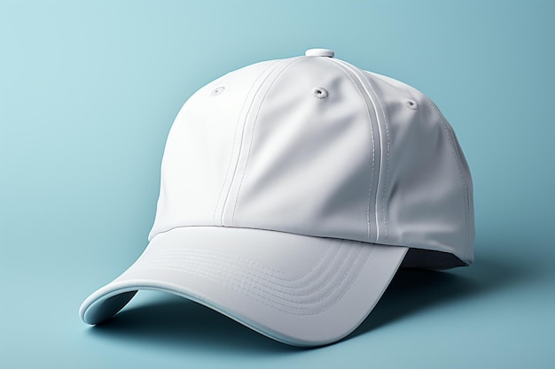 Mockup di cappello bianco elegante galleggiante