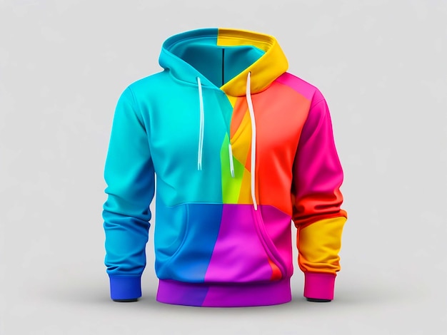 Mockup di design per magliette Hoddie colorate Download gratuito