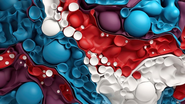 Mockup di illustrazione 3D del sistema di organi umani Anatomia Escretore digestivo circolatorio nervoso