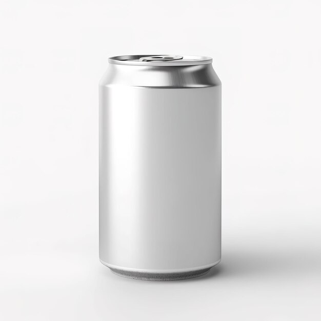 Mockup di lattina di alluminio per soda