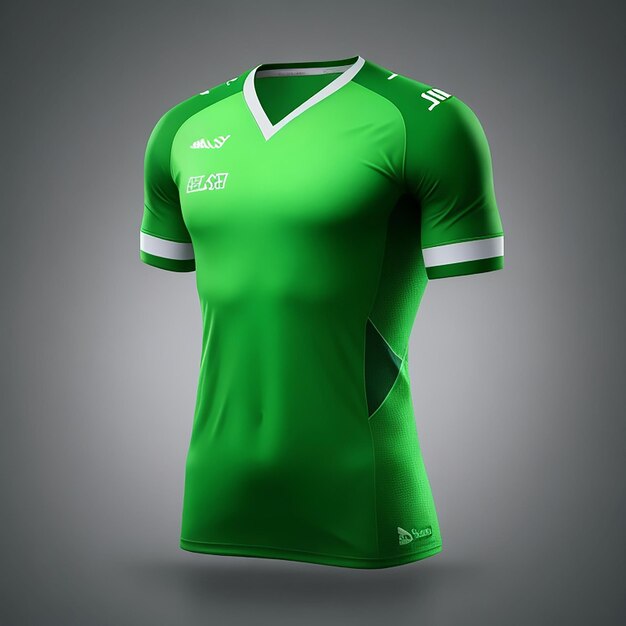 Mockup di maglia da calcio per squadra di calcio generato dall'intelligenza artificiale