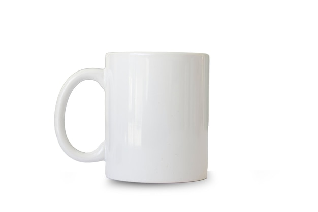 mockup di mugcup isolato su sfondo bianco