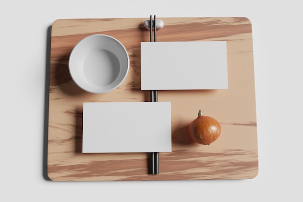 Mockup di schede da visita