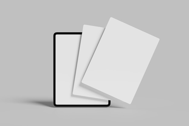 Mockup di tavoletta vuota