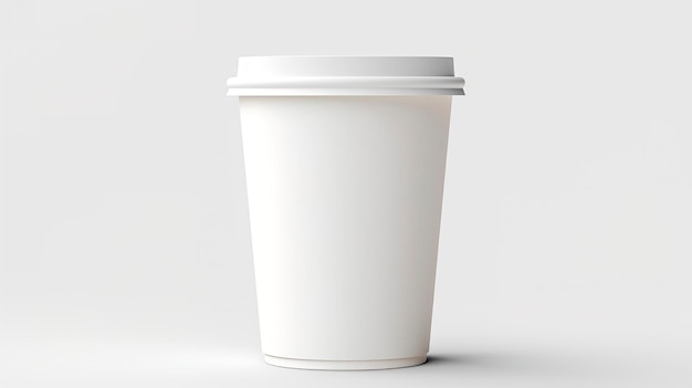 Mockup di tazza di caffè di carta semplice