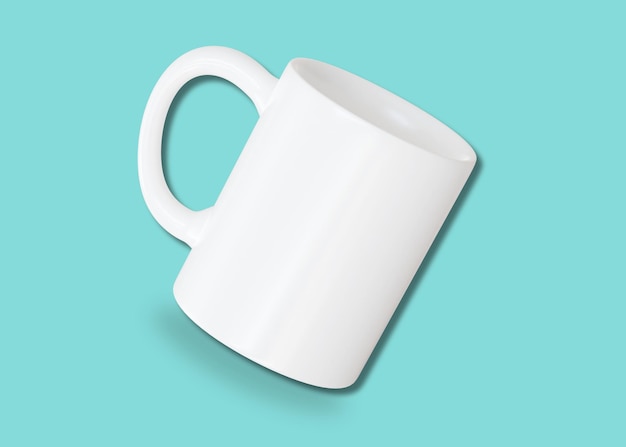 Mockup di tazza di tè su sfondo colorato