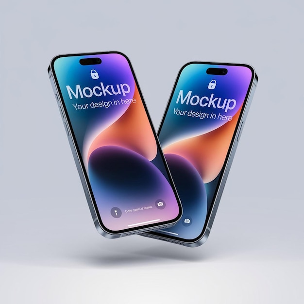 Mockup di telefoni di alta qualità per il branding e il marketing