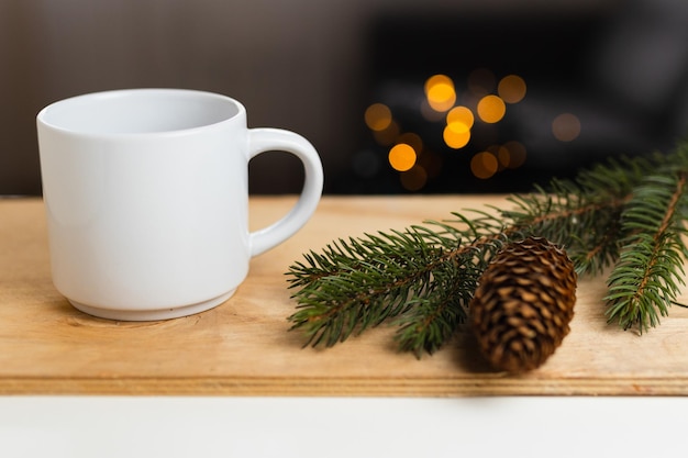 Mockup di una divertente tazza di caffè