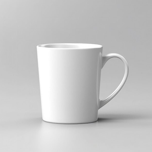 Mockup di una tazza di caffè sfondo bianco e nero