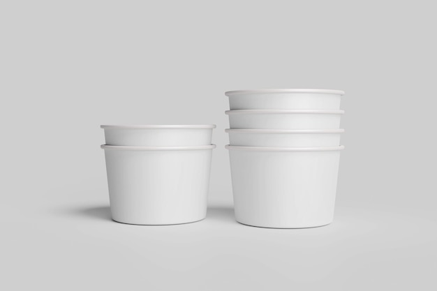 Mockup di volantino verticale vuoto