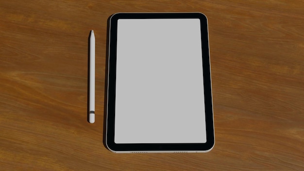 Mockup gratuito dello schermo del tablet iPad