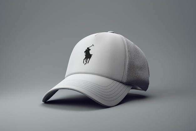 Mockup Il Cappello Con Logo Polo Nello Stile Di Photobashing Semplice E