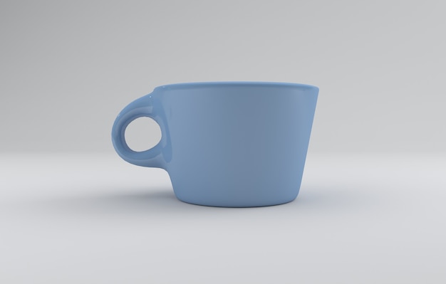 Mockup realistico della tazza 3D reso