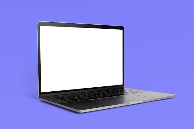 Mockup vuoto della schermata del portatile Png