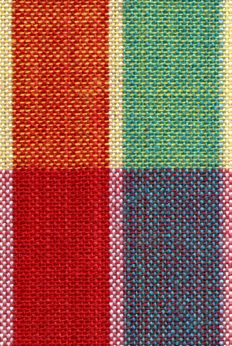 Foto moda di sfondo colorato modello tessuto quadrato