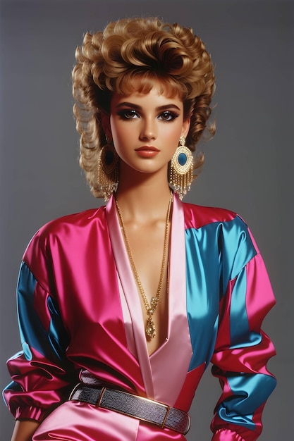 Modella femminile degli anni '80