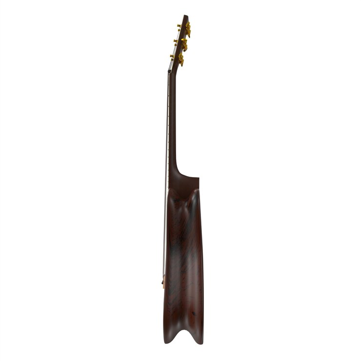 Modellazione 3d di chitarra acustica