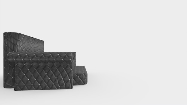 Modellazione 3d di mobili per divani