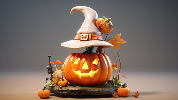 Modelli 3D Halloween personaggio zucca giocattolo