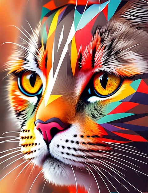 modelli di gatti colorati